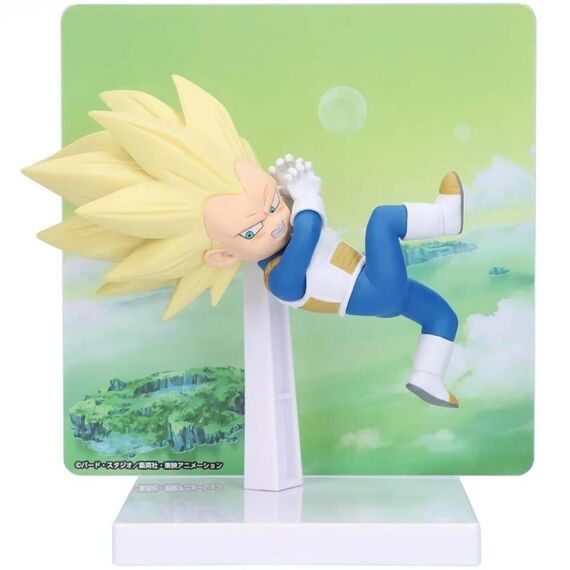 Banpresto - DRAGON BALL DAIMA SUPER SAIYAN 3 VEGETA(MINI) FIGURE WITH PANEL / Fan Shop and Merchandise - Various - Various - Techbox