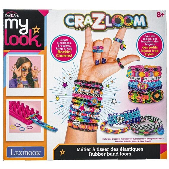 Cra-Z-Art - Rock 'n' roll Rubber Band Loom Bracelets (CRLOOM6) / Toys