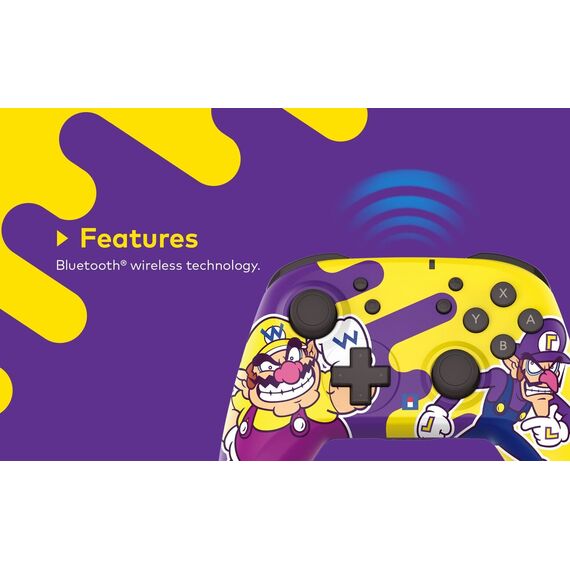 HORI - Wireless HORIPAD - Wario & Waluigi - Switch/Switch 2 / Nintendo Switch 2 | Techbox