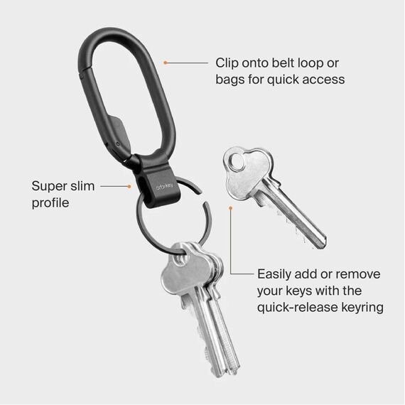 Orbitkey - Clip Mini- Black / Gadgets