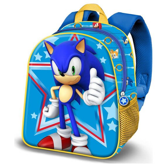 Sonic the Hedgehog Star 3D backpack 31cm |  Techbox