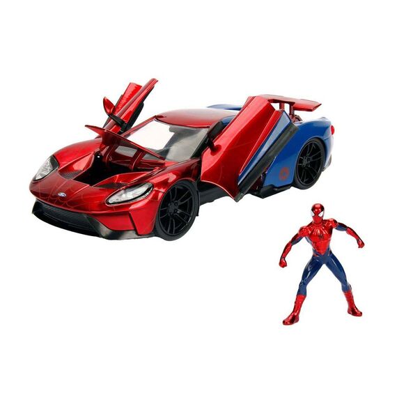 Jada - Marvel Spiderman 2017 Ford GT 1:24, 20cm (9399725314R00) / Toys