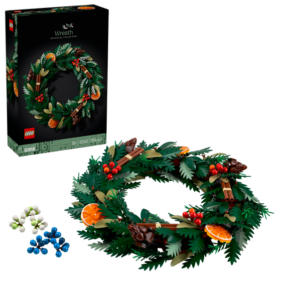 LEGO - Botanicals - Wreath (10340) / Toys |  Techbox