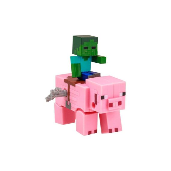 MINECRAFT S2 3D WIND-UP TOY - BABY ZOMBIE & PIG - Model Kits - Collectibles - Techbox