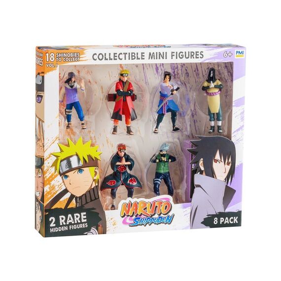 NARUTO SHIPPUDEN FIGURES - 8 PACK DELUXE EDITION VER. B |  Techbox