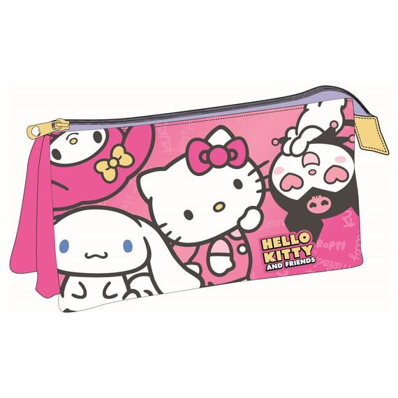 Hello Kitty and Friends triple pencil case |  Techbox
