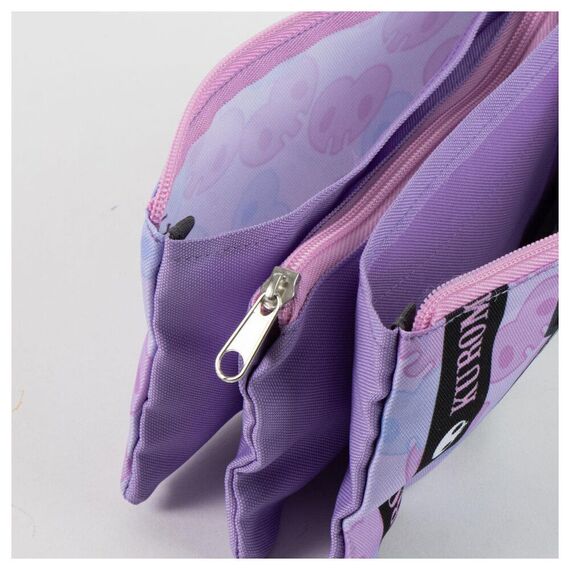 Hello Kitty Kuromi triple pencil case |  Techbox