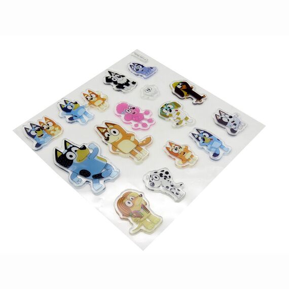 Bluey Gel window stickers