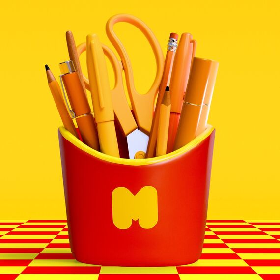 Mustard - Fries 'n Scribes - 10 cm x 8 cm / Gadgets