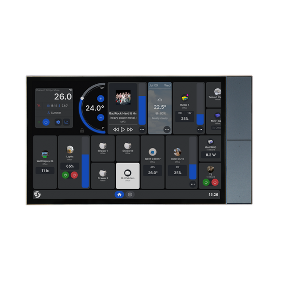 Shelly-Wall Display - XL - Silver / Electronics