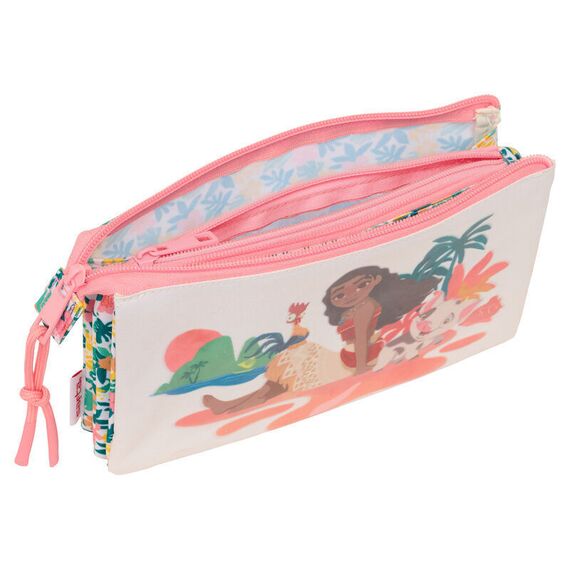 Disney Moana Vaiana triple pencil case - Merchandise Office Supplies - Various - Techbox