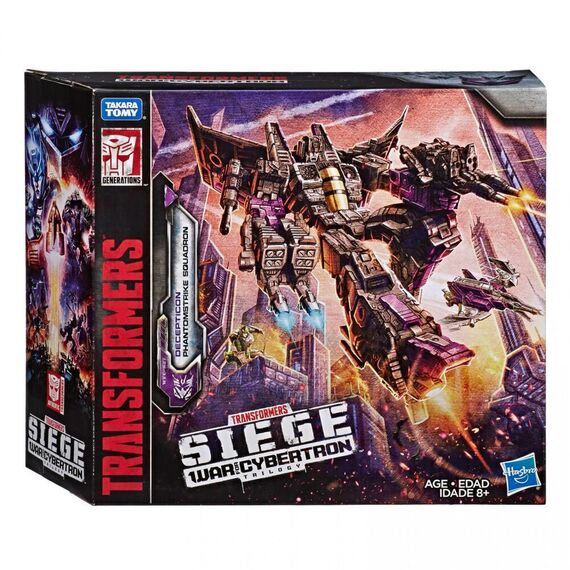 Transformers War For Cybertron Decepticon Phantomstrike Squadron figure 20cm - Various - Various - Techbox