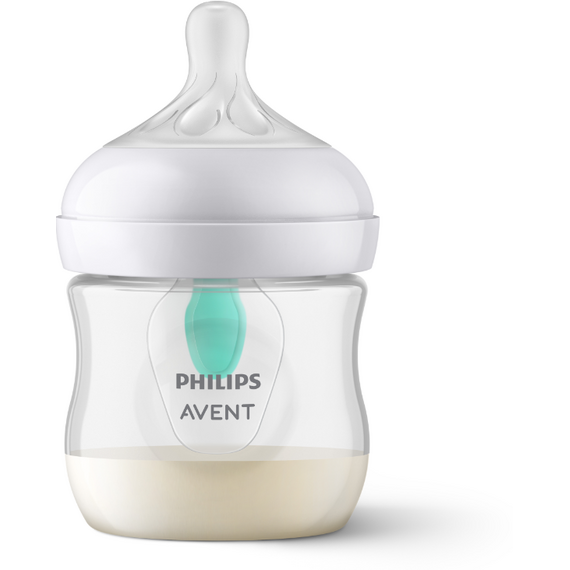 Philips Avent - Baby Bottle with AirFree Vent – 4oz/125ml, Slow Flow Nipple, 0-3 Months, 1 Bottle / Baby and Children