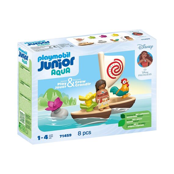 PLAYMOBIL - JUNIOR & Disney: Moana's Sail Boat  (71459) / Toys |  Techbox