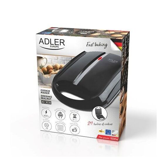 Peanut/cookie toaster (24 pieces) Adler AD 3039b Black | Techbox