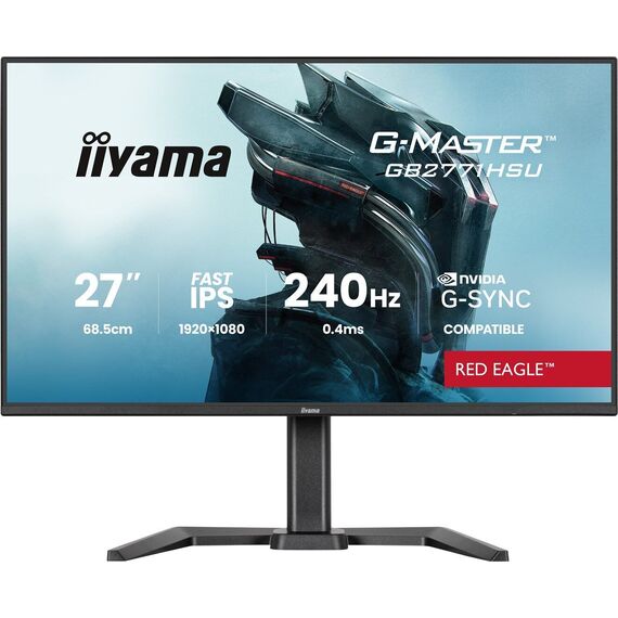 iiyama G-MASTER GB2771HSU-B1 computer monitor 68.6 cm (27") 1920 x 1080 pixels Full HD Black | Techbox