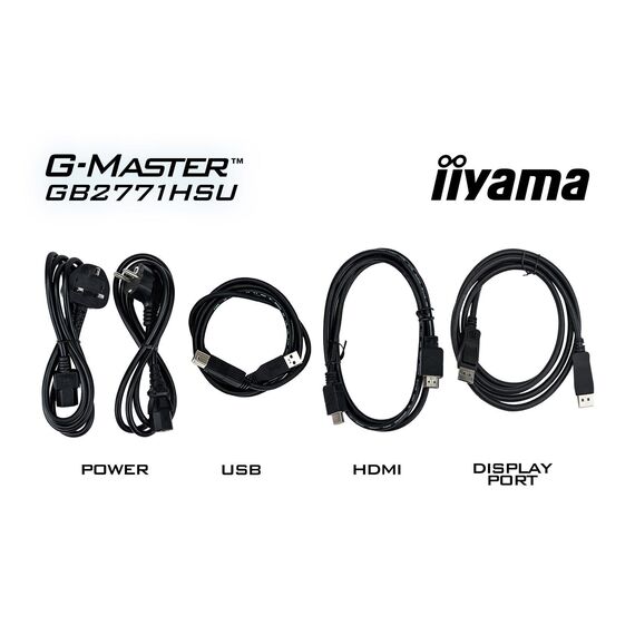 iiyama G-MASTER GB2771HSU-B1 computer monitor 68.6 cm (27") 1920 x 1080 pixels Full HD Black | Techbox