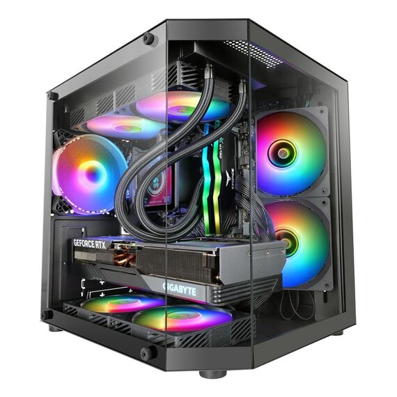 Mars Gaming MC-3TLITE Mini Tower Black - Computer Cases - PC Cases & Accessories - Techbox