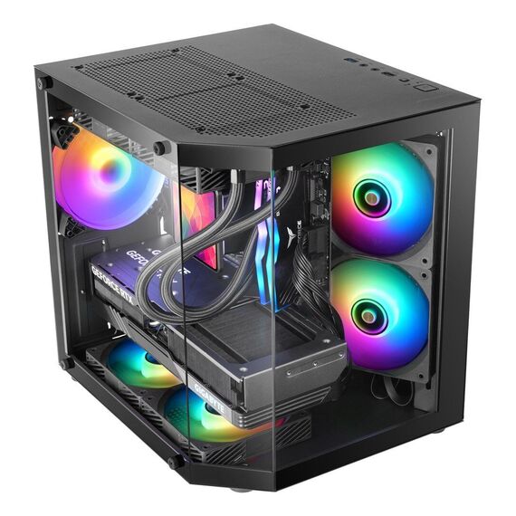 Mars Gaming MC-3TLITE Mini Tower Black - Computer Cases - PC Cases & Accessories - Techbox
