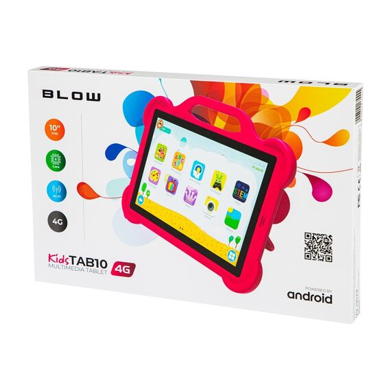 Tablet KidsTAB10 4G BLOW 4/64GB pink + case - Tablet PC - Tablet PC & Accessories - Techbox