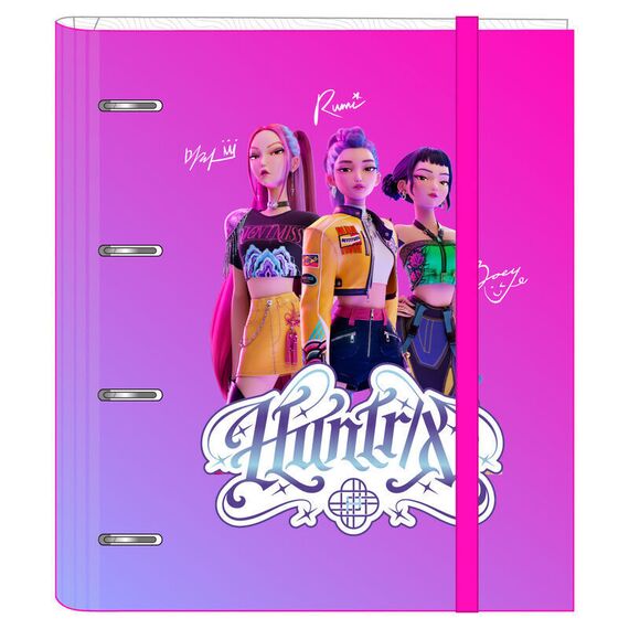 Demon Hunters Kpop 4-ring binder