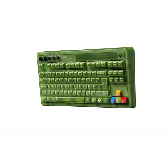 8Bitdo - Mechanical Keyboard Xbox Ed ISO (UK) - Green - 87 Keys Layout / Computers