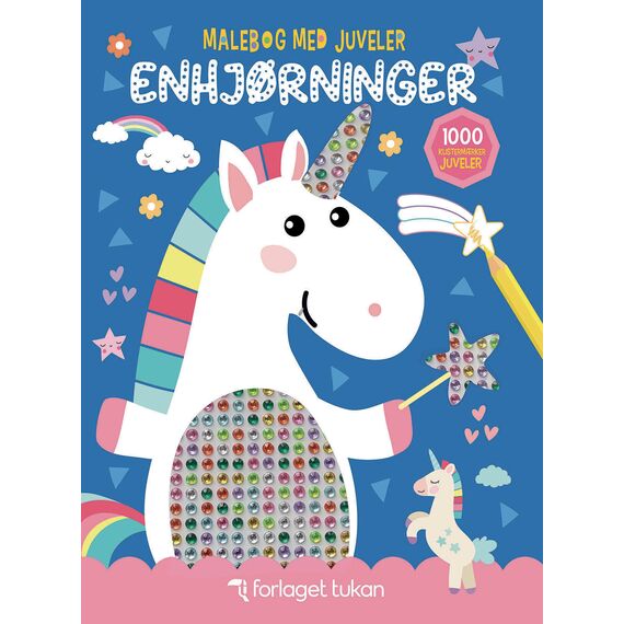 Coloring Book with Jewels: Unicorns / Toys