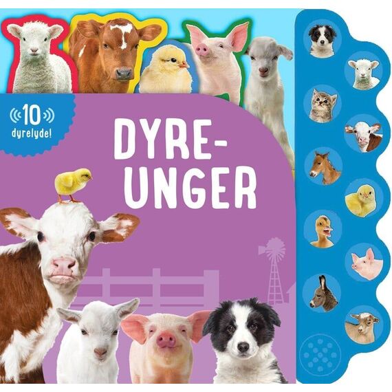 Stor bog m. 10 lyde: Dyreunger / Toys