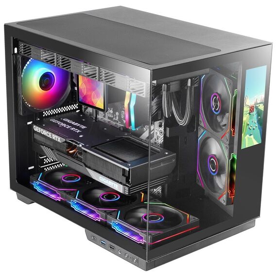 Mars Gaming MCMIRAGE computer case Midi Tower Black - Computer Cases - PC Cases & Accessories - Techbox