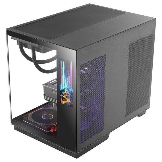 Mars Gaming MCMIRAGE computer case Midi Tower Black - Computer Cases - PC Cases & Accessories - Techbox