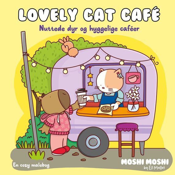 Cozy Coloring - Moshi Moshi: Lovely Cat Café / Toys