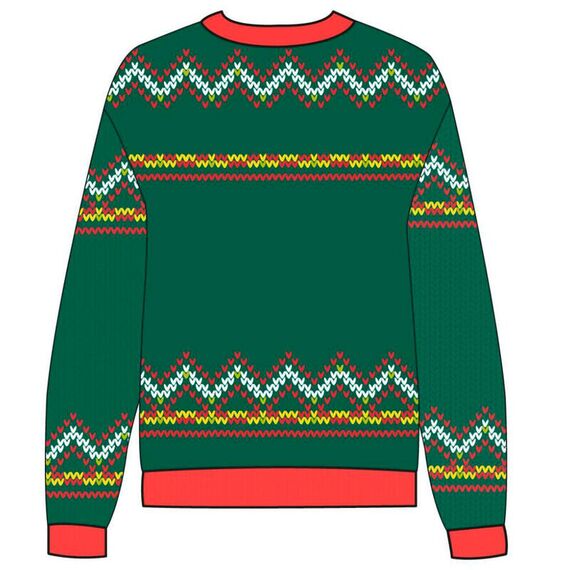 Grinch adult Christmas knitted jumper