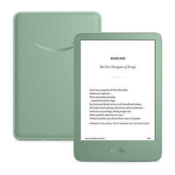 Amazon - Kindle (16 GB) - 2024 - Matcha Green / Electronics