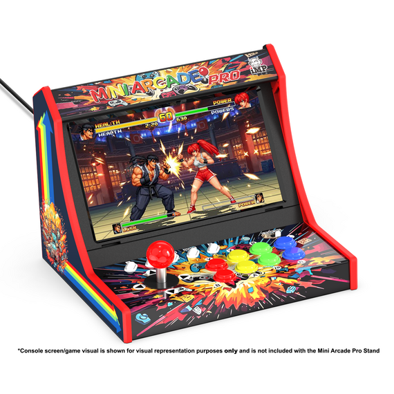 iMP Tech - Mini Arcade Pro Retro Game Cabinet for Switch 2, Switch and OLED - Black/Red / Nintendo Switch 2 | Techbox