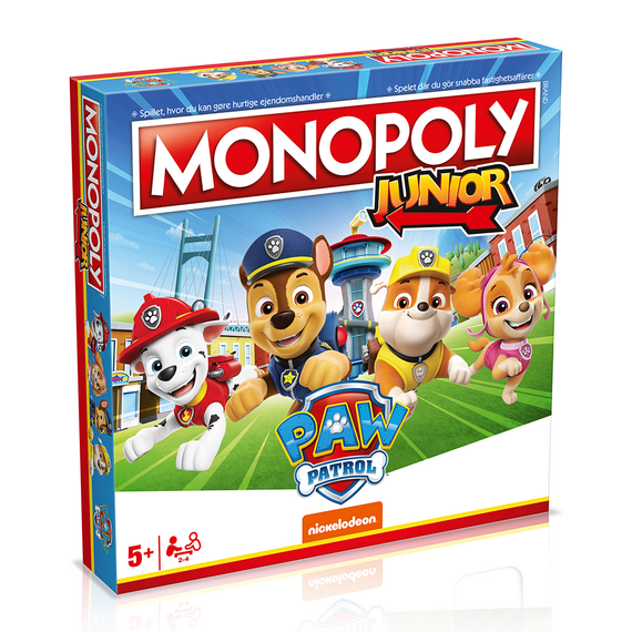Monopoly Junior - Paw Patrol (DA/SE) (WIN5411) / Toys