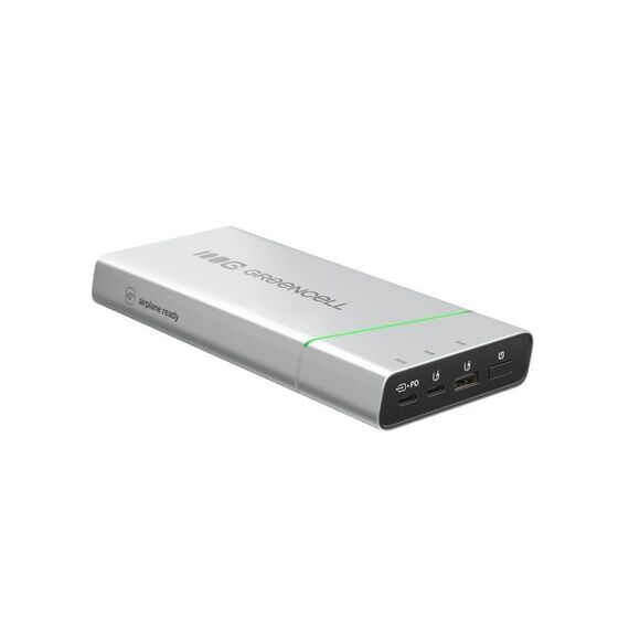 Green Cell PBPLGC20P power bank Lithium-Ion (Li-Ion) 20800 mAh Aluminium, Black, Green, Light grey, Silver | Techbox