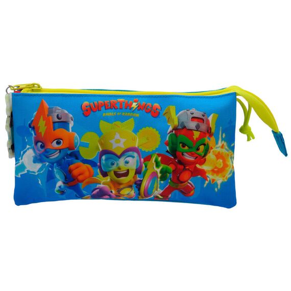 Superthings triple pencil case |  Techbox
