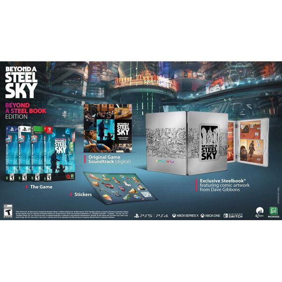 Beyond a Steel Sky - Beyond A Steelbook Edition / Xbox One - Xbox One Games - Games - Techbox
