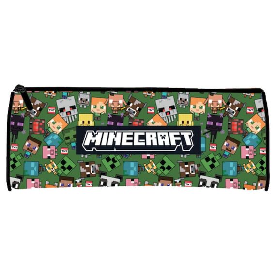 Minecraft Characters triple pencil case |  Techbox