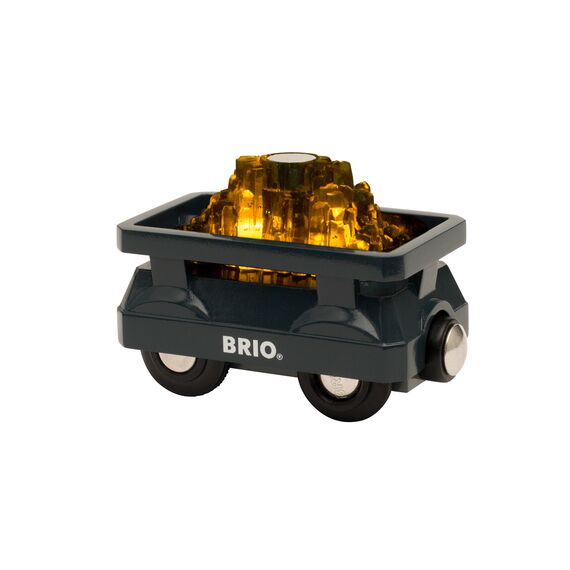 BRIO - Light Up Gold Wagon (33896) / Toys