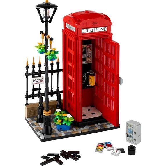 LEGO IDEAS 21347 Red London Telephone Box |  Techbox