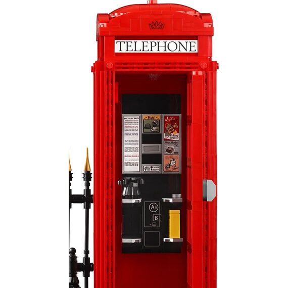 LEGO IDEAS 21347 Red London Telephone Box |  Techbox