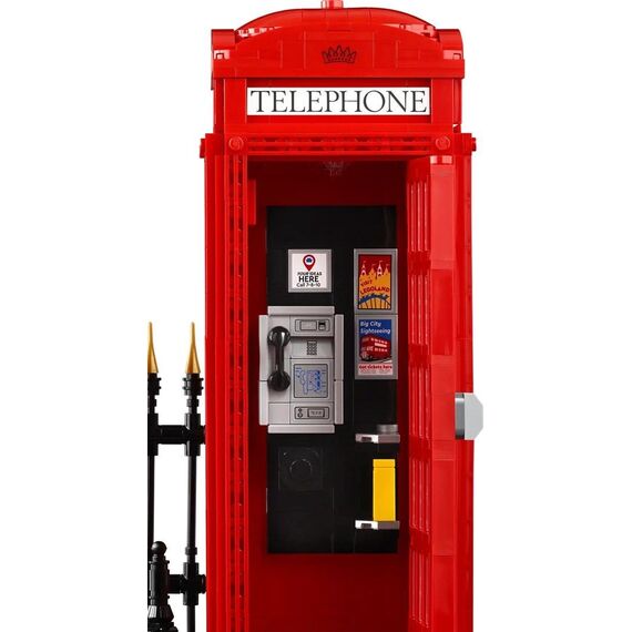 LEGO IDEAS 21347 Red London Telephone Box |  Techbox