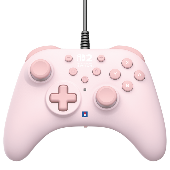 HORI - HORIPAD Turbo - Cozy Pink - Switch 2 / Nintendo Switch 2 - Nintendo Switch 2 Accessories - Accessories for Consoles - Techbox