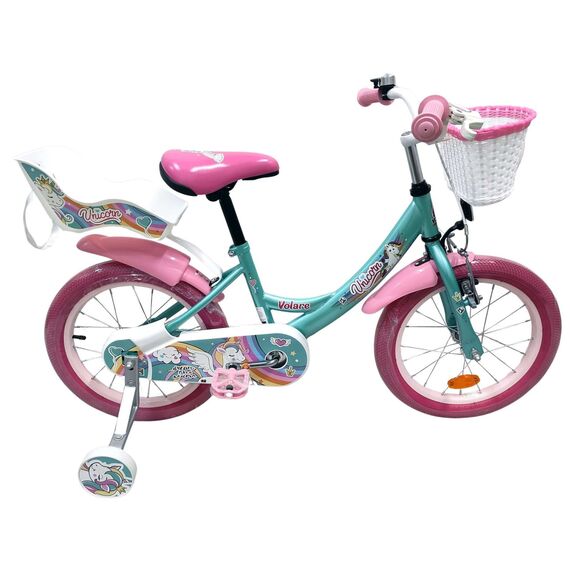 Volare - Children's Bicycle 16 - Unicorn Green (61681) / Toys | Techbox