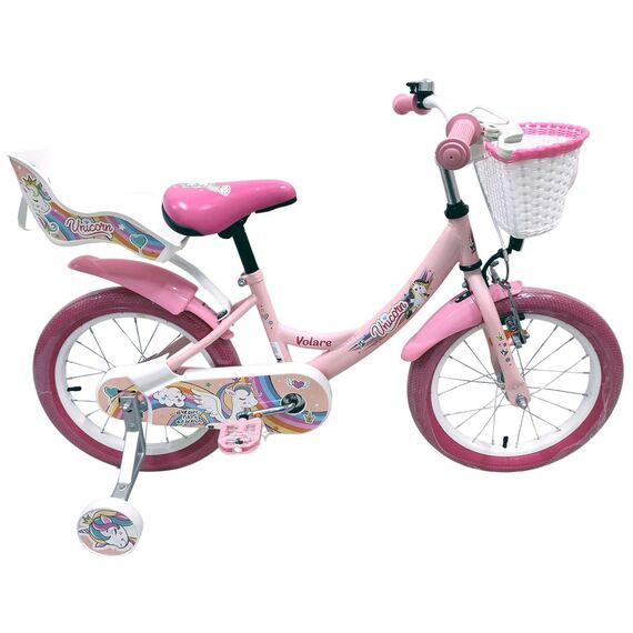 Volare - Children's Bicycle 16 - Unicorn Pink (61675) / Toys - Bicycles - Go Green - Techbox