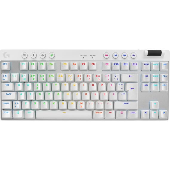 Logitech - G PRO X TKL Lightspeed - Tactile - Nordisk / Computers