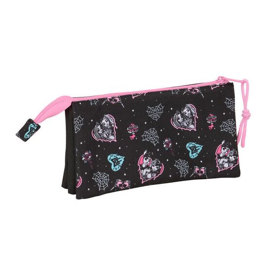 Monster High triple pencil case |  Techbox