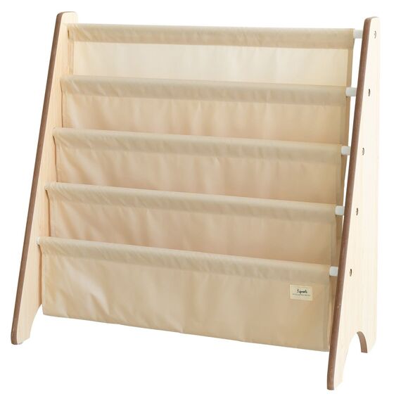 3 Sprouts - Bookcase - Beige - 61cm x 62cm x 25cm / Baby and Children