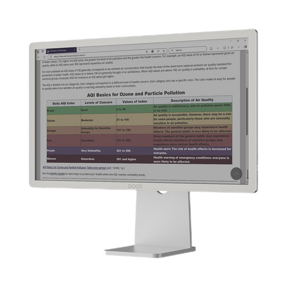 Onyx - Boox 25.3 Mira Pro Color E-Ink Monitor / Computers